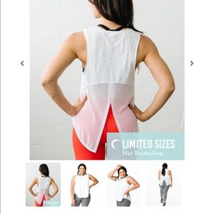 Zyia split back tank XL